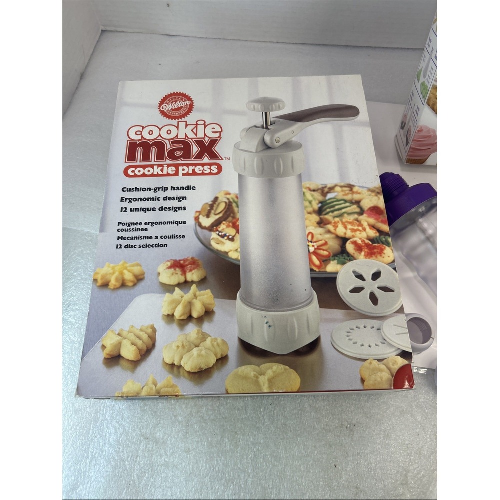Wilton Cookie Max Cookie‎ Press And Dessert Decorator Plus Read - Picture 7 of 8